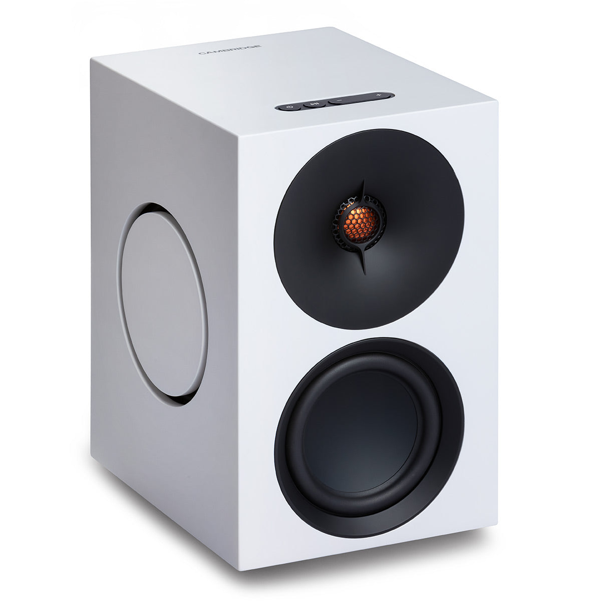 Cambridge Audio L/R M Compact Wireless Active Stereo Speakers - Pair (White)
