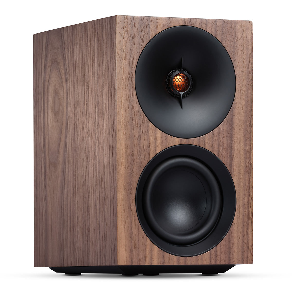 Cambridge Audio L/R S Ultra Compact Wireless Active Stereo Speakers - Pair (Walnut)