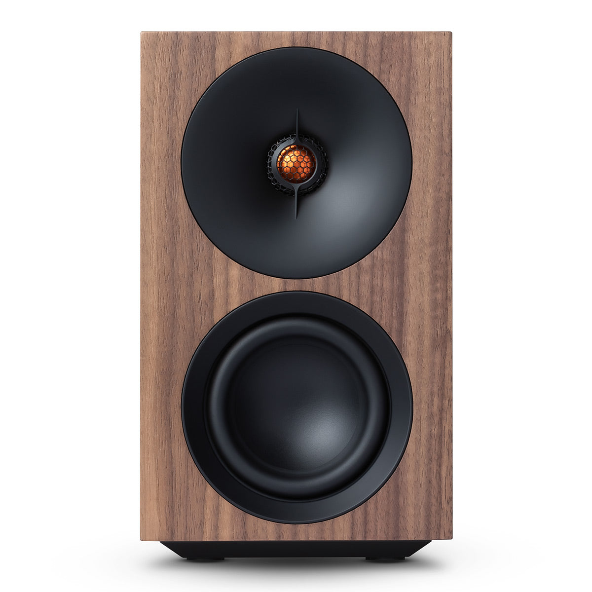 Cambridge Audio L/R S Ultra Compact Wireless Active Stereo Speakers - Pair (Walnut)