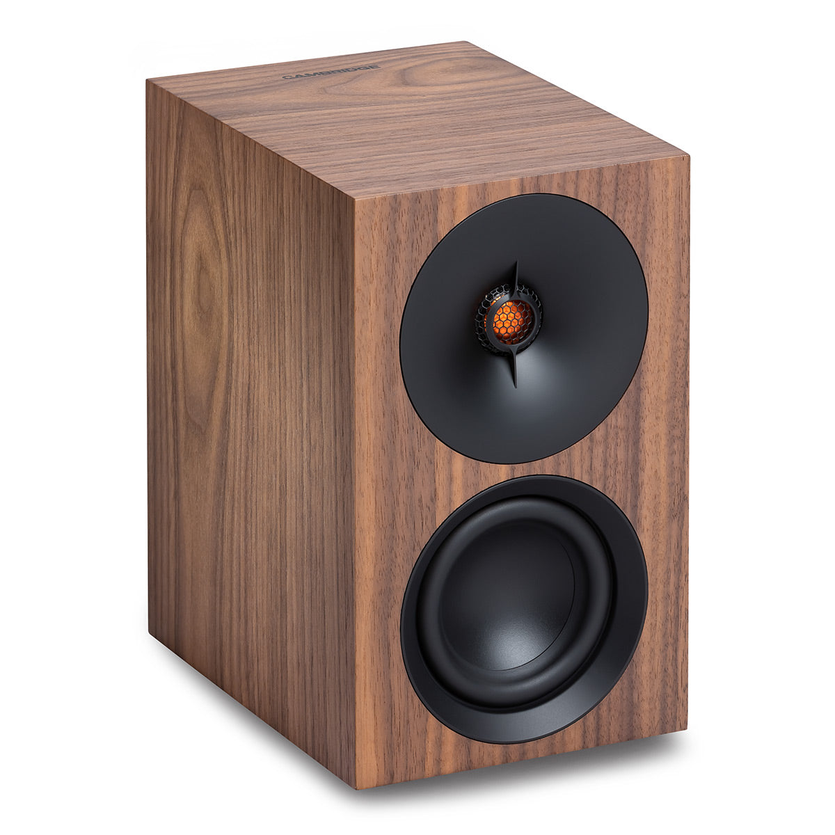 Cambridge Audio L/R S Ultra Compact Wireless Active Stereo Speakers - Pair (Walnut)