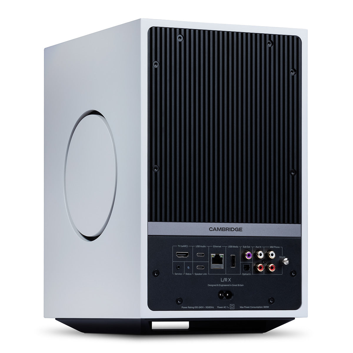 Cambridge Audio L/R X Wireless Active Stereo Speakers - Pair (White)
