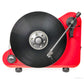 Pro-Ject VT-E Vertical-Standing Turntable with OM 5E Cartridge (Matte Red)