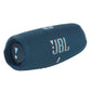 JBL Charge 5 Portable Waterproof Bluetooth Speaker with Powerbank - Pair (Blue/Gray)