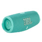 JBL Charge 5 Portable Waterproof Bluetooth Speaker with Powerbank - Pair (Black/Teal)