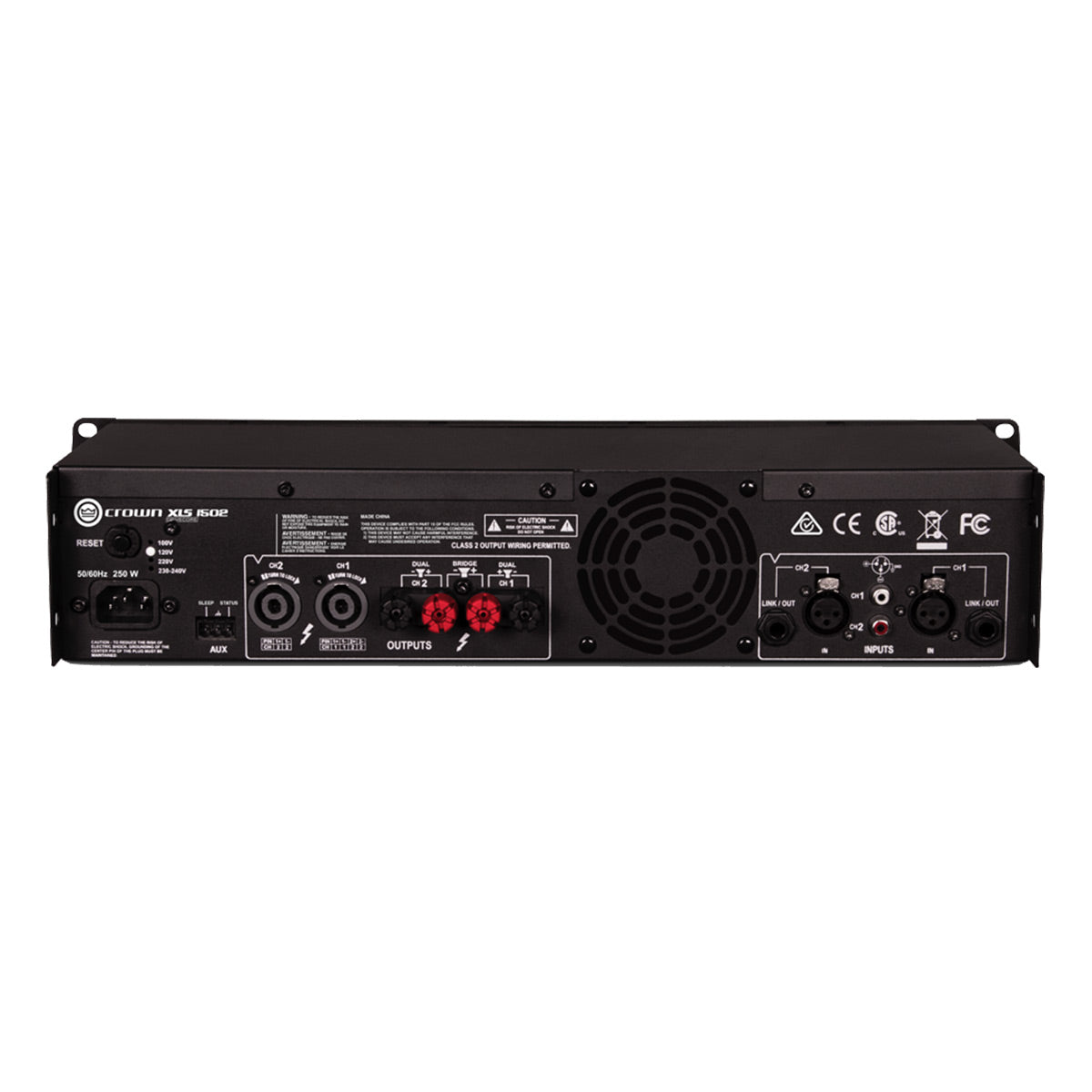 Crown XLS 1502 2 x 525W Power Amplifier