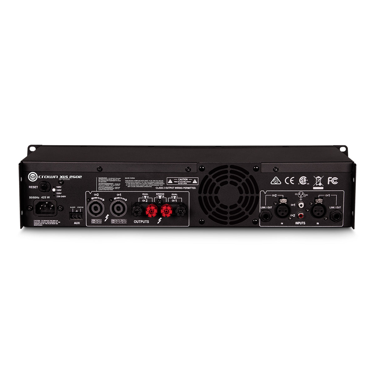 Crown XLS 2502 2 x 775W Power Amplifier