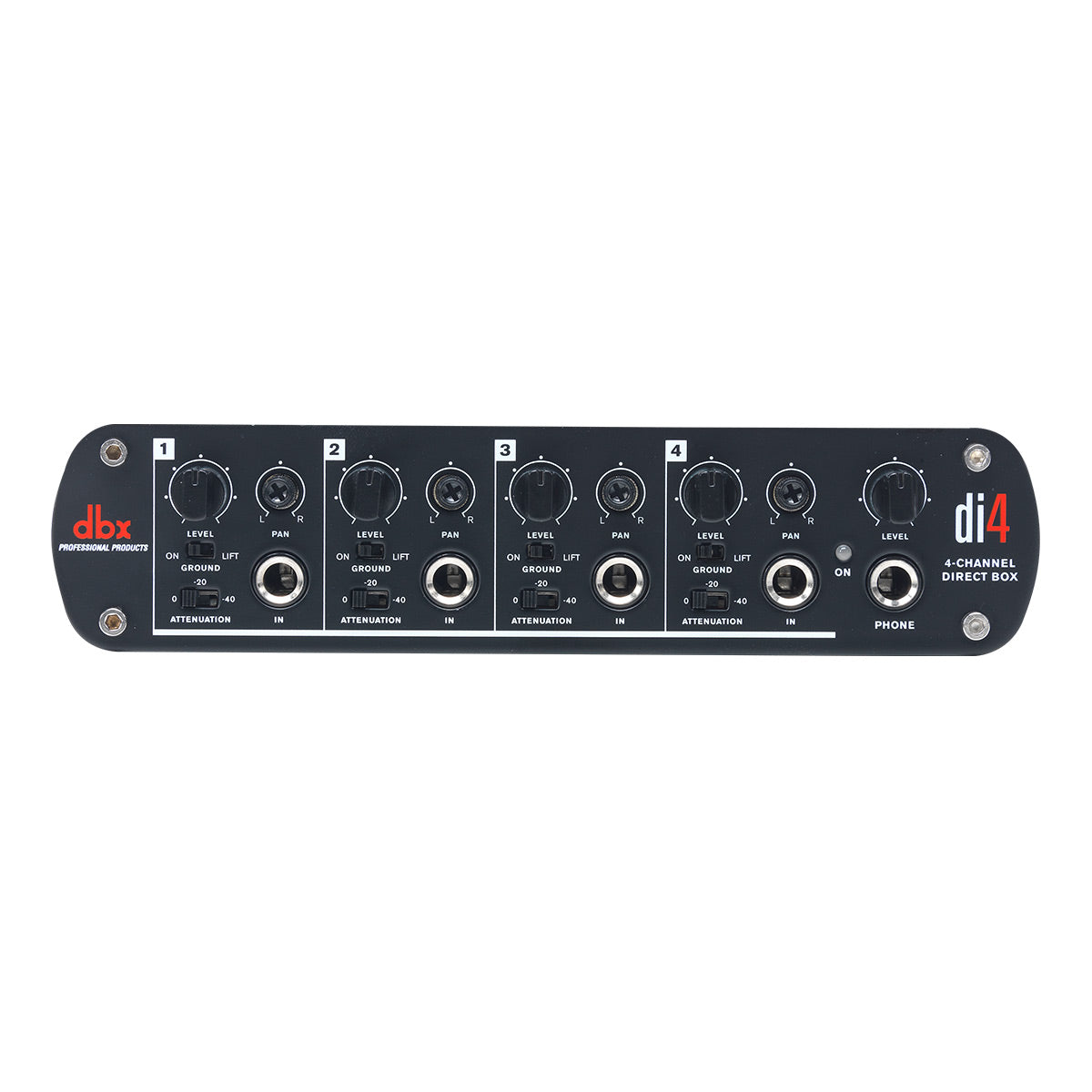 DBX DI4 Active 4-Channel Direct Box with Line Mixer