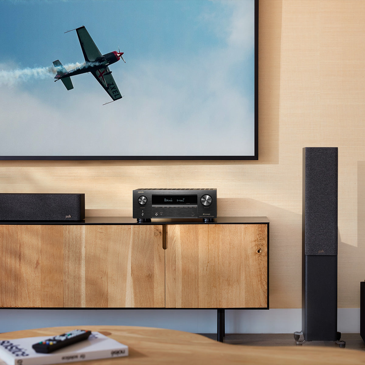 Denon AVR-X2800H 7.2 Channel 8K Receiver Bundle with AudioQuest SKY 3m HDMI Cable