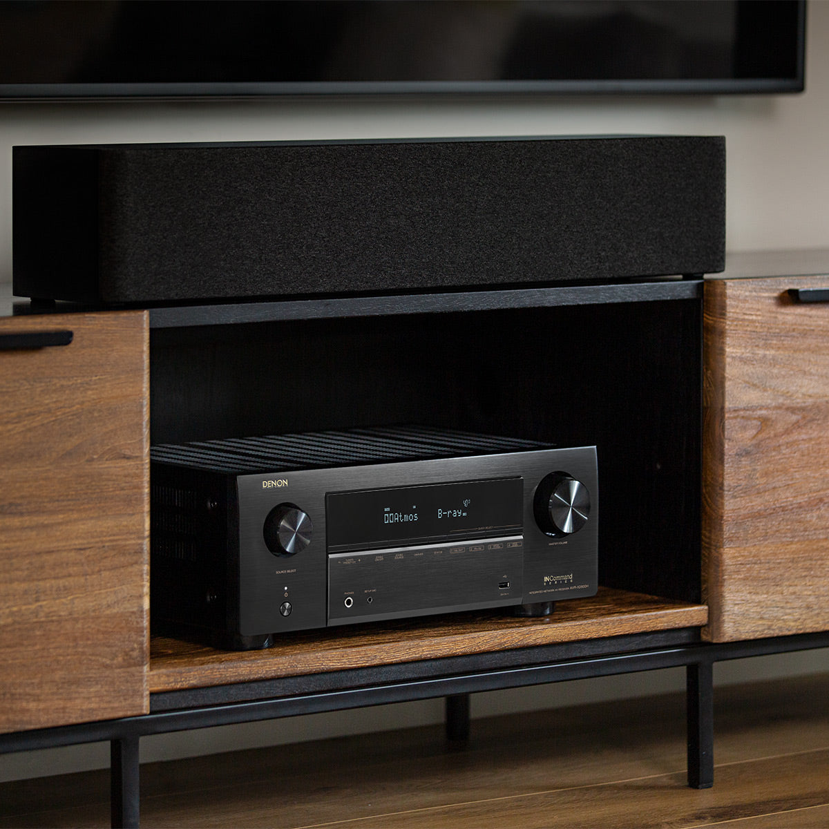 Denon AVR-X2800H 7.2 Channel 8K Receiver Bundle with AudioQuest SKY 3m HDMI Cable