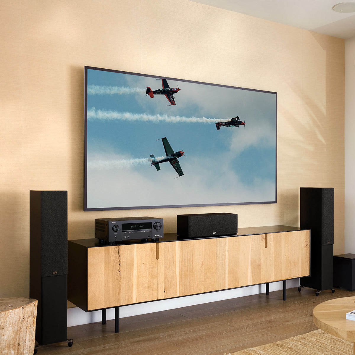 Denon AVR-X2800H 7.2 Channel 8K Receiver Bundle with AudioQuest SKY 3m HDMI Cable