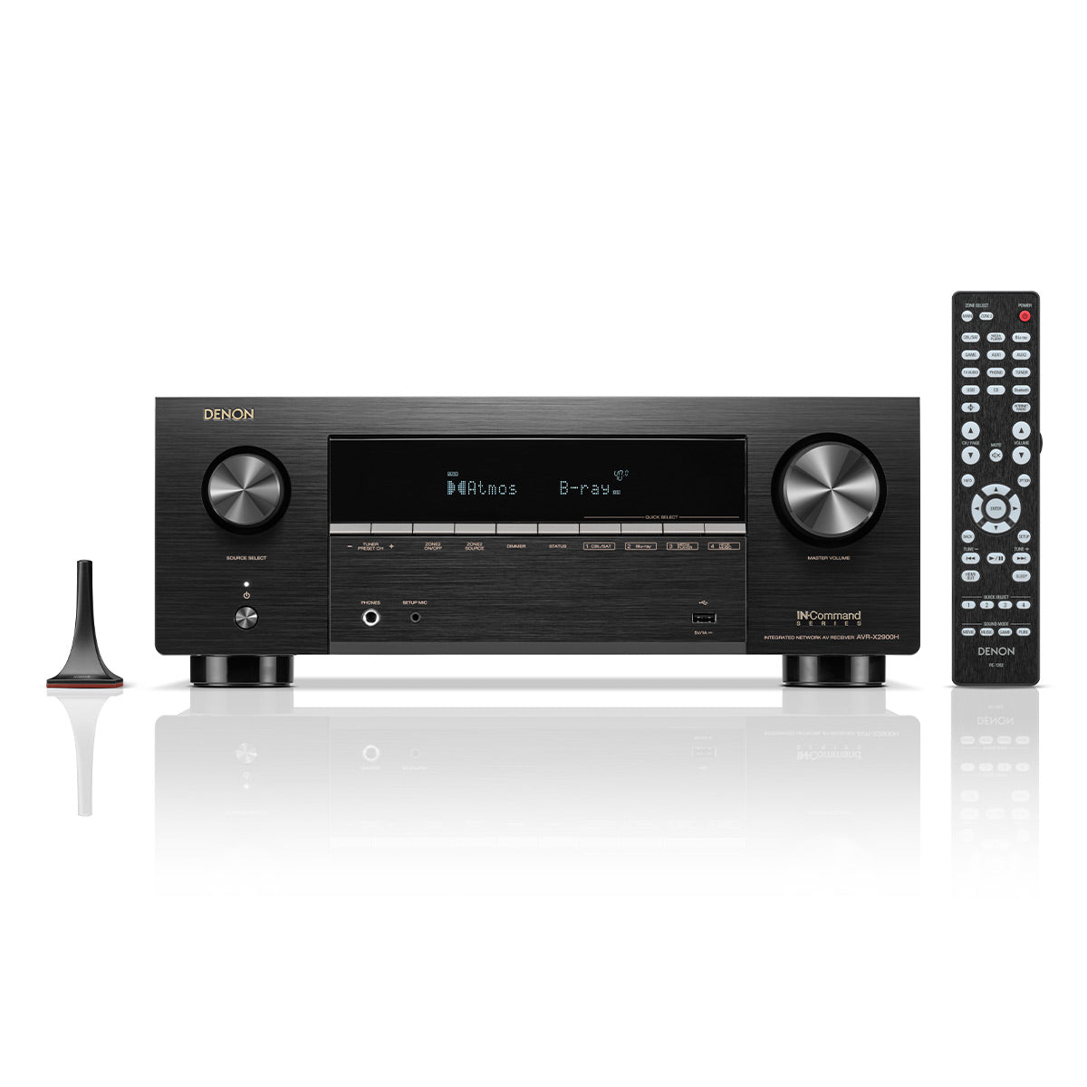 Denon AVR-X2900H 7.2 Channel 8K Home Theater Receiver with Dolby Atmos & HEOS Built-In