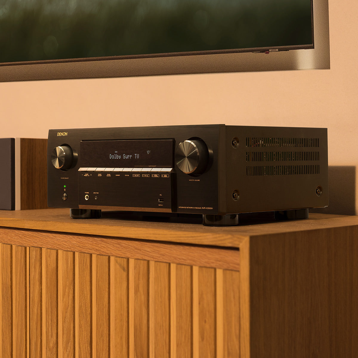 Denon AVR-X2900H 7.2 Channel 8K Home Theater Receiver with Dolby Atmos & HEOS Built-In