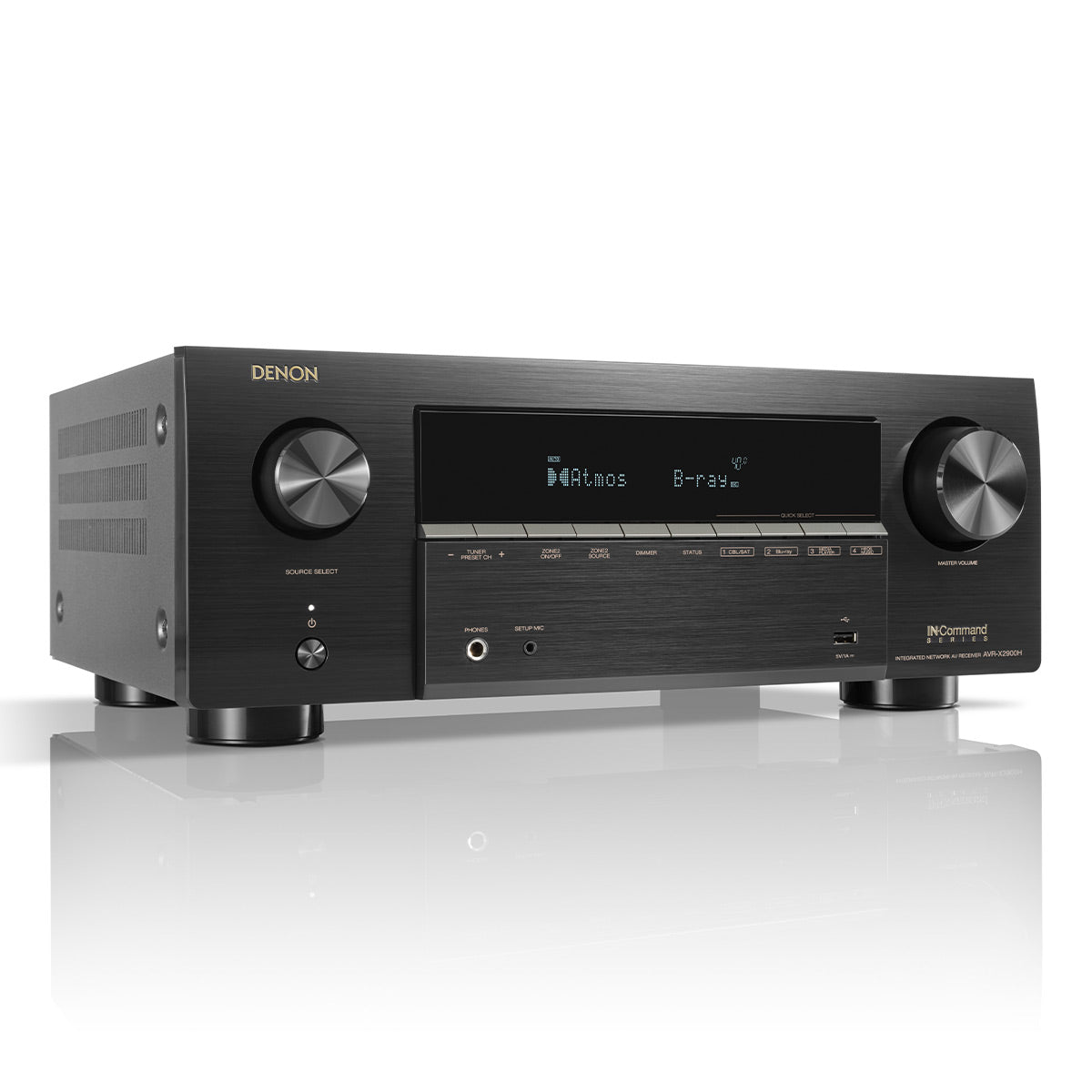 Denon AVR-X2900H 7.2 Channel 8K Home Theater Receiver with Dolby Atmos & HEOS Built-In