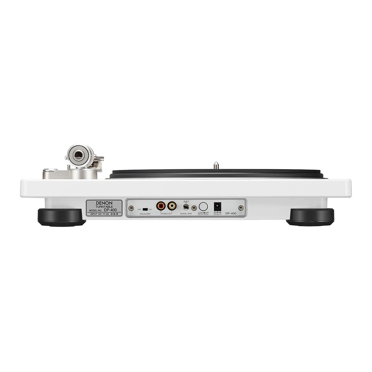 Denon Hi-Fi Turntable with Speed Auto Sensor (White)