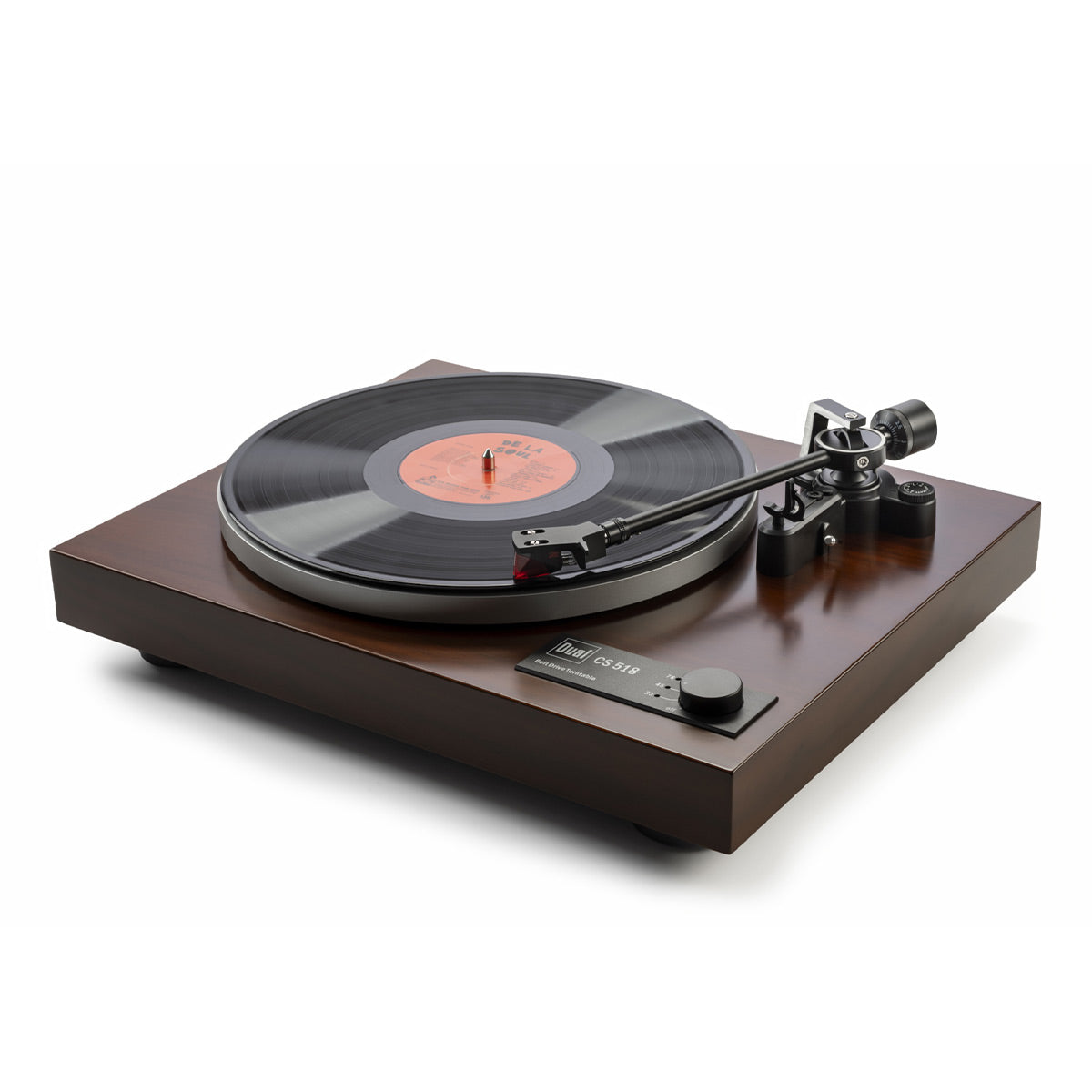 Dual CS 518 Manual Turntable with Ortofon 2M Red Cartridge (Walnut)