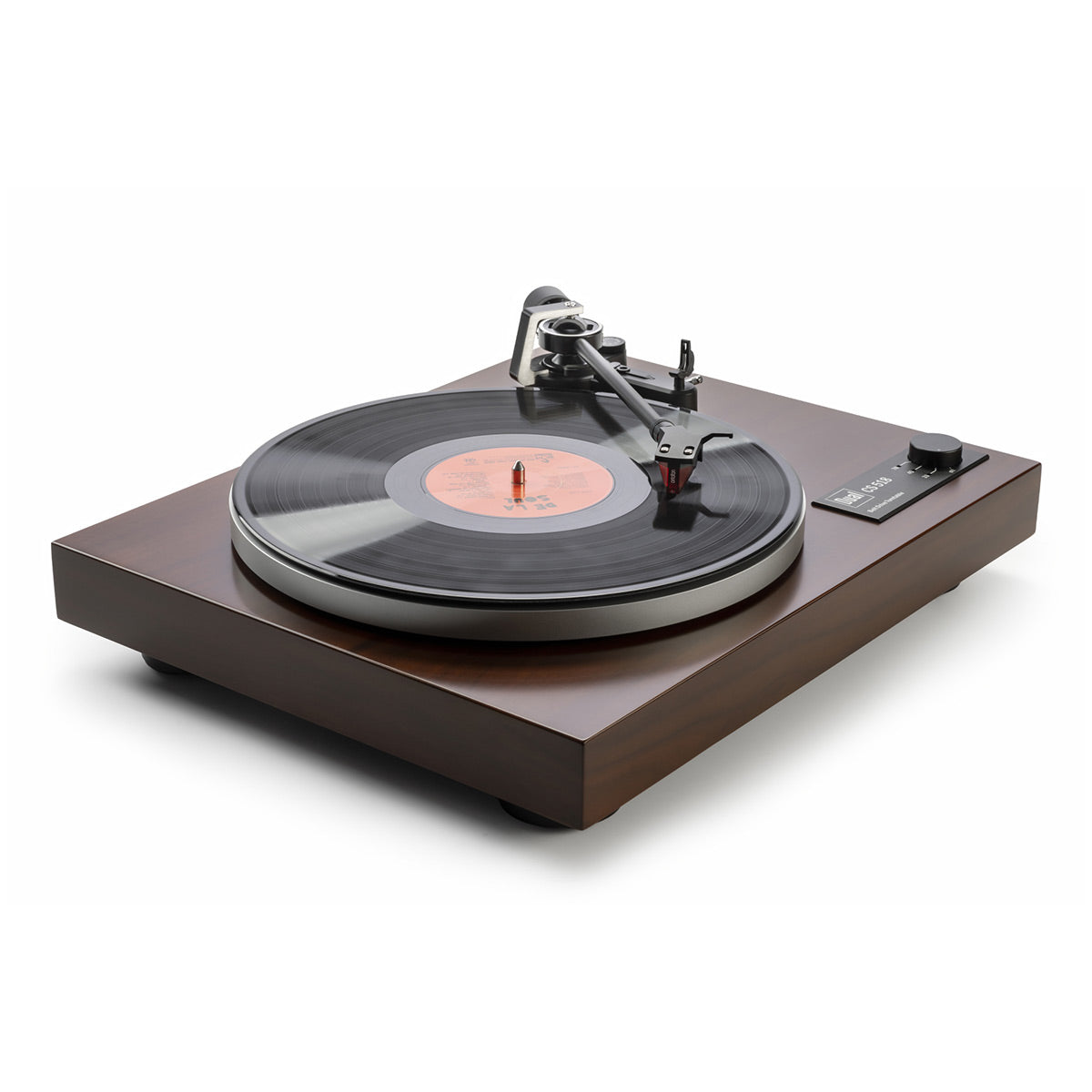 Dual CS 518 Manual Turntable with Ortofon 2M Red Cartridge (Walnut)
