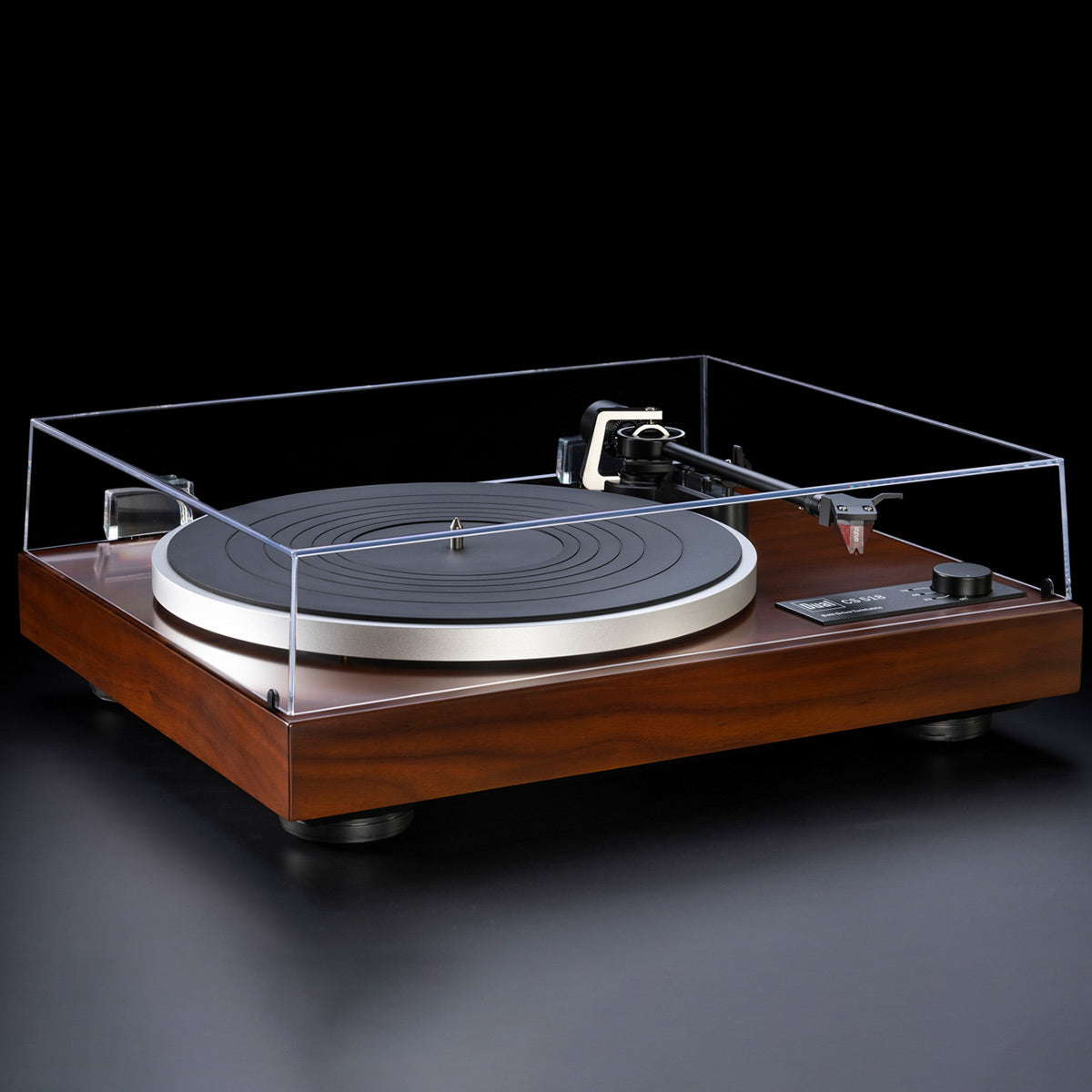 Dual CS 518 Manual Turntable with Ortofon 2M Red Cartridge (Walnut)
