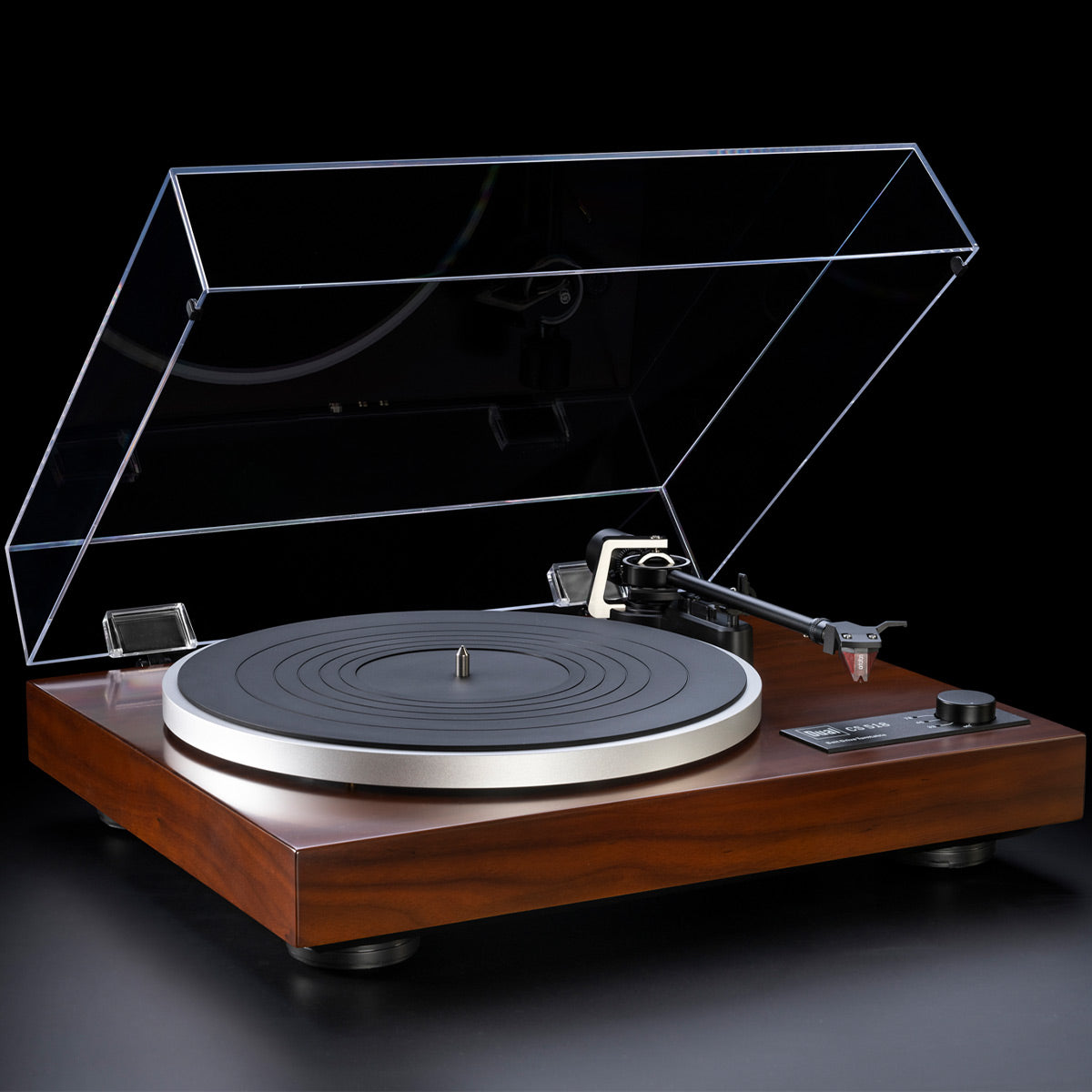 Dual CS 518 Manual Turntable with Ortofon 2M Red Cartridge (Walnut)