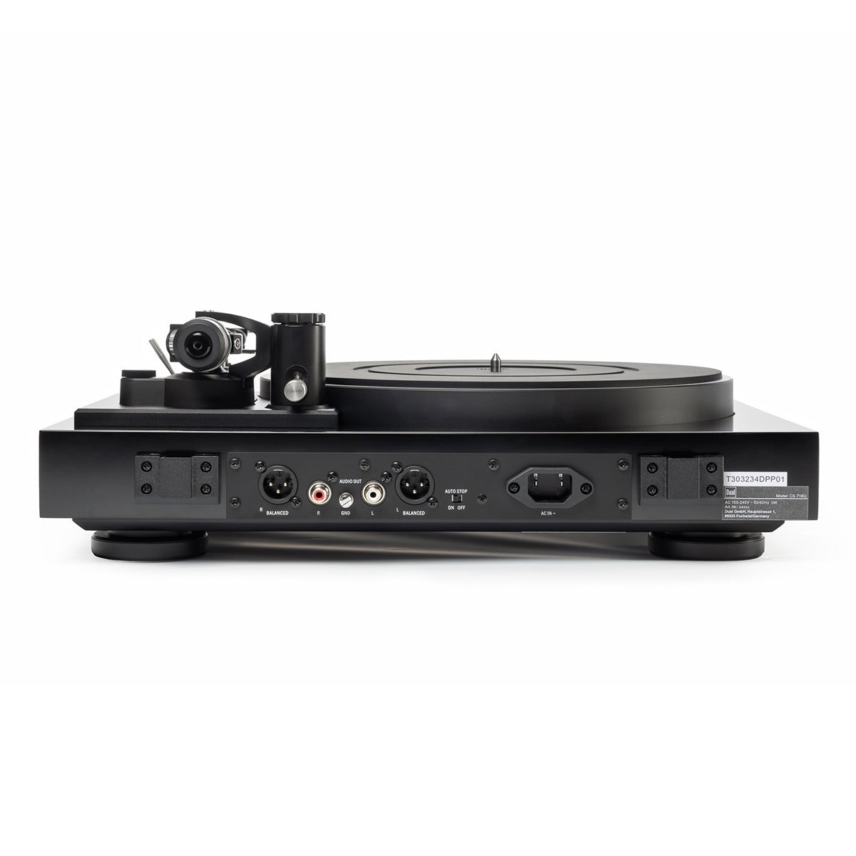 Dual CS 718Q Reference Manual Direct Drive Turntable (Walnut)
