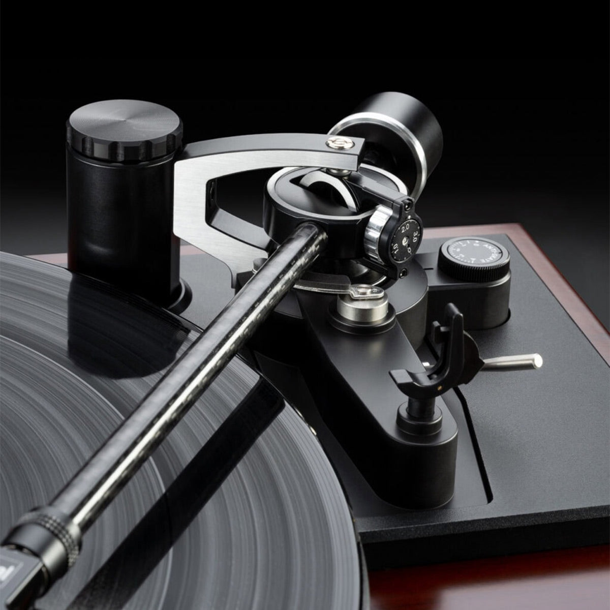 Dual CS 718Q Reference Manual Direct Drive Turntable (Walnut)
