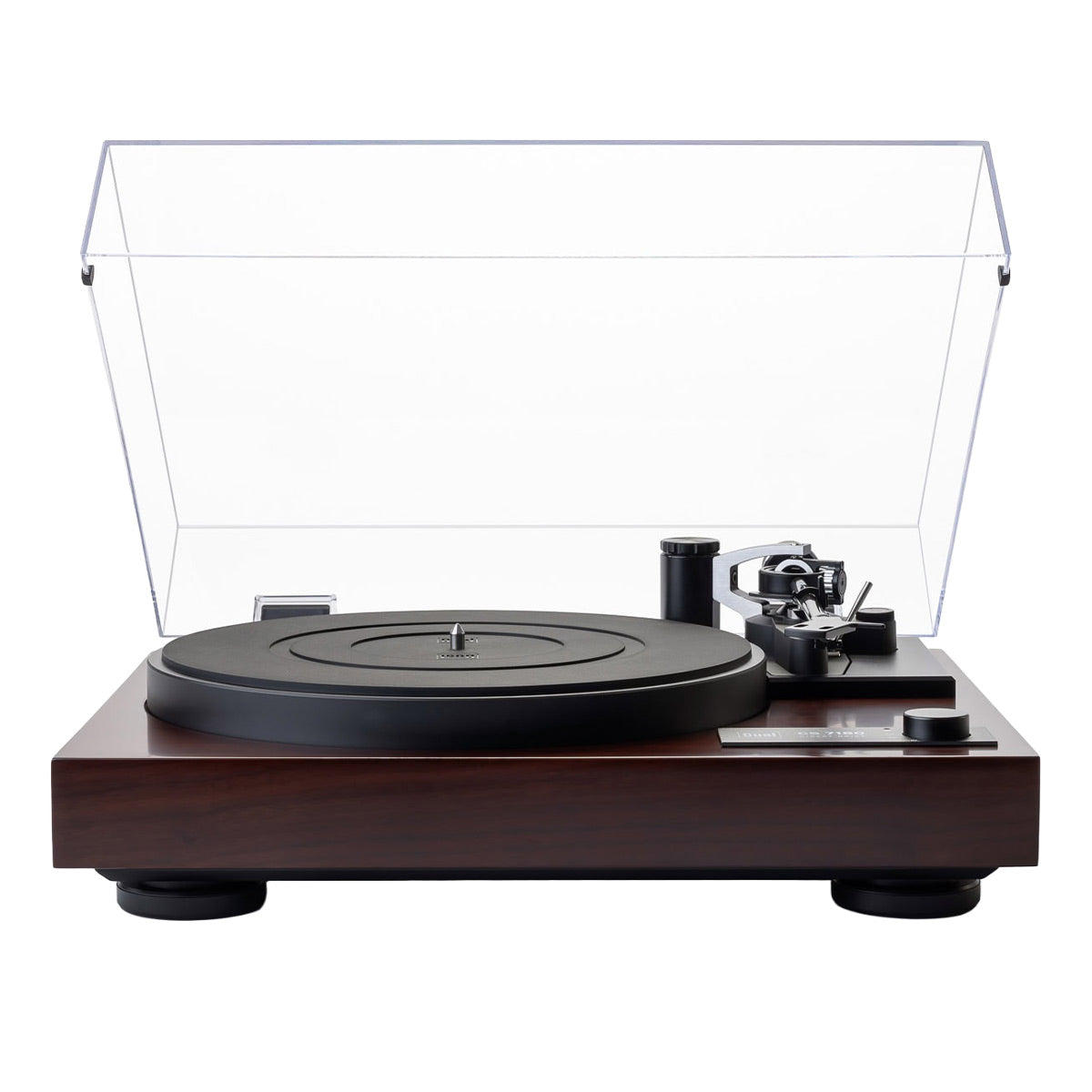 Dual CS 718Q Reference Manual Direct Drive Turntable (Walnut)