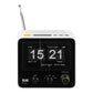 ELAC RD100 Radio Alarm Clock and Bluetooth Speaker (White)