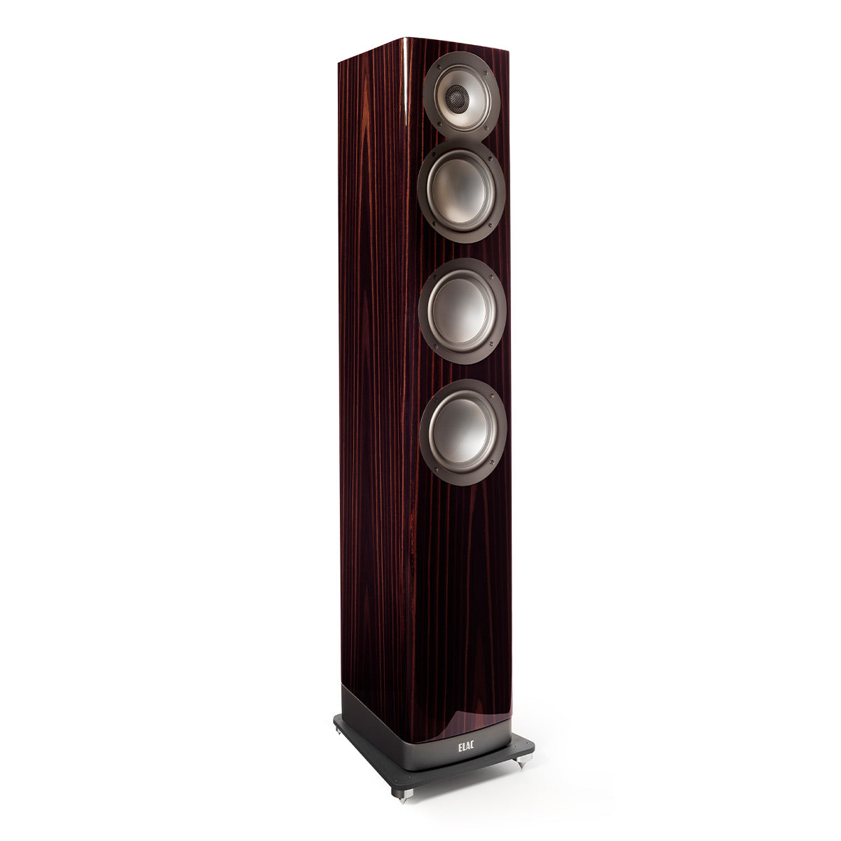 ELAC Navis ARF51 5.25 Inch Powered Floorstanding Speakers - Pair (Gloss Ebony Emara)