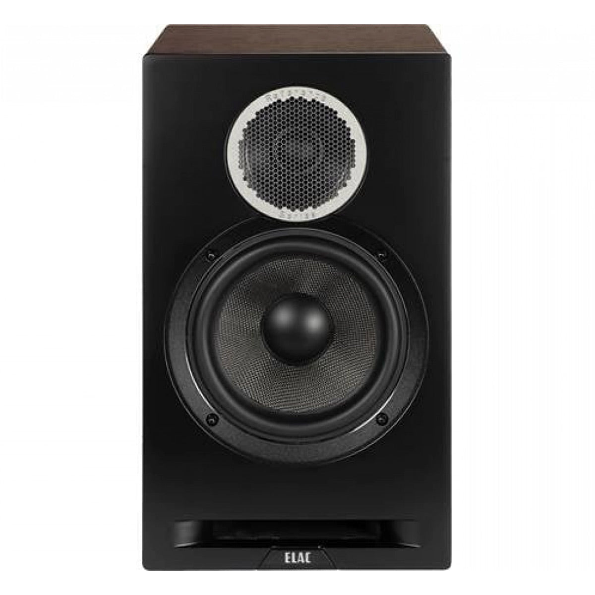 Elac DBR62 6.5 Inch Bookshelf Speakers - Pair (Walnut/Black)