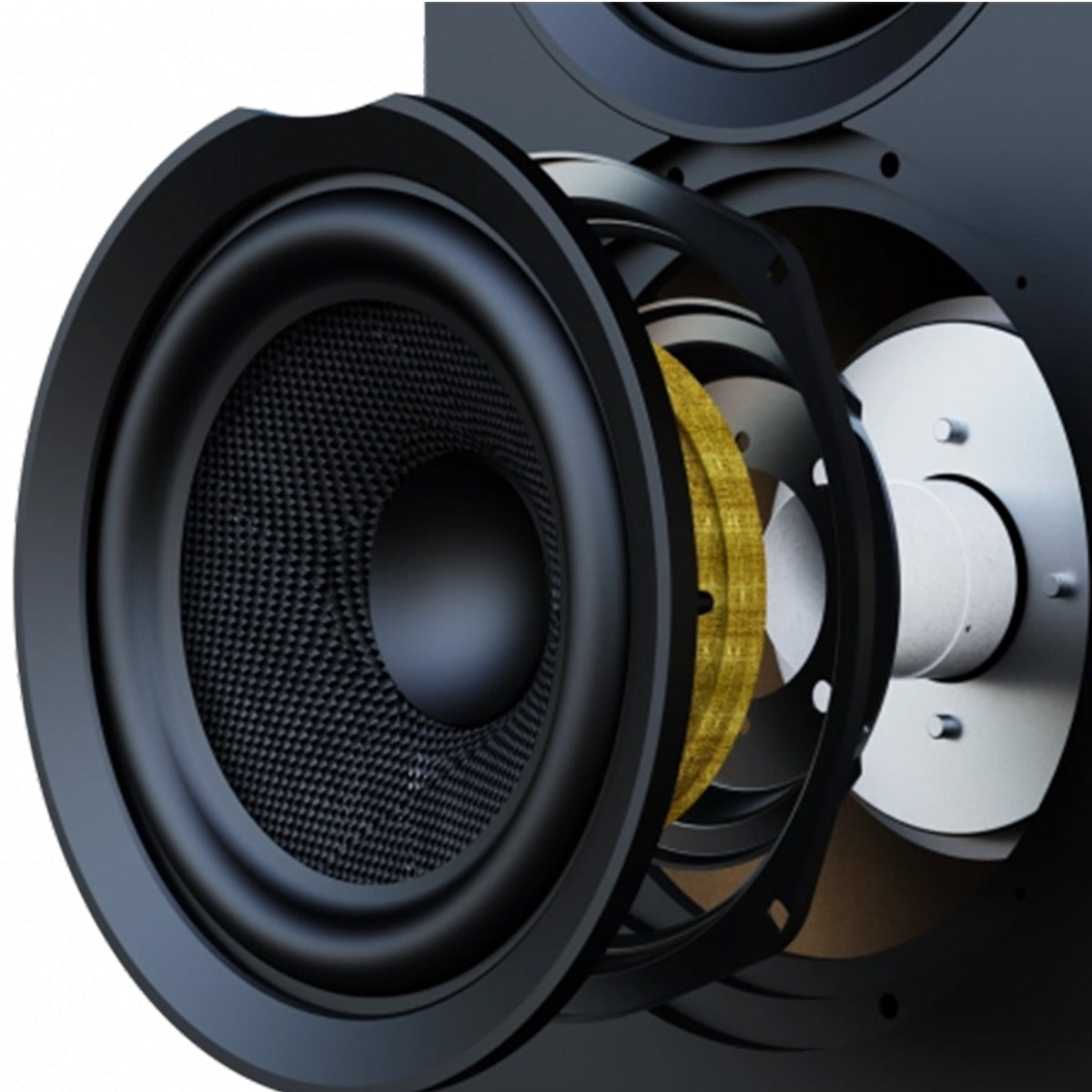 ELAC DC53 Debut 3.0 5.25 Inch Center Channel Speaker - Each (Walnut)