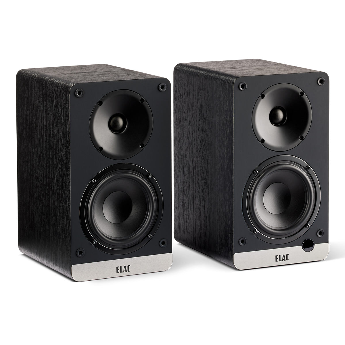Elac DCB41 4.5 Inch Powered Bookshelf Speaker - Pair (Black)