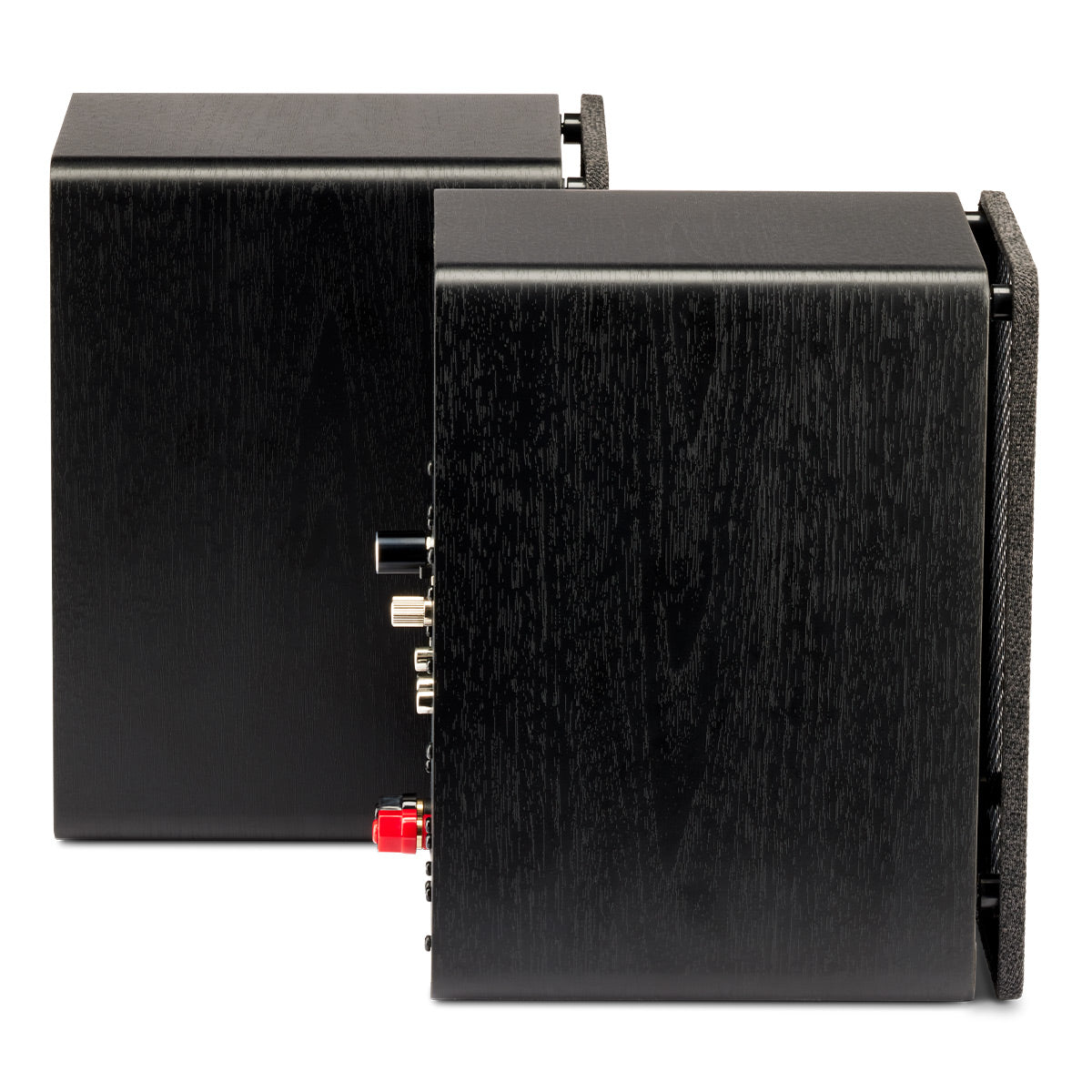 Elac DCB41 4.5 Inch Powered Bookshelf Speaker - Pair (Black)