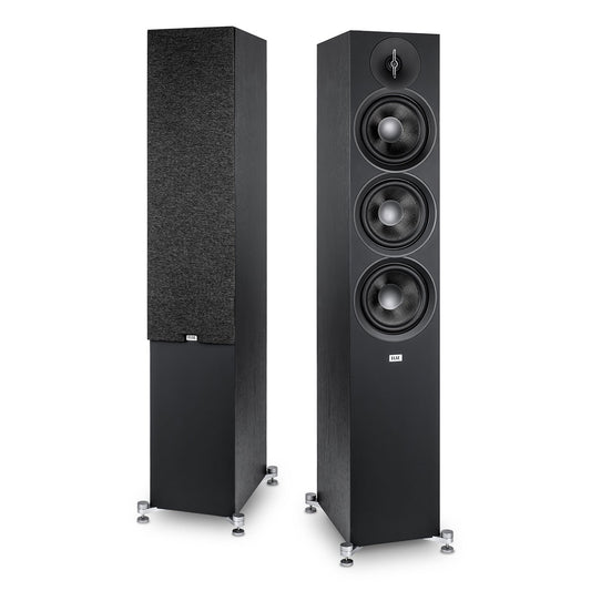 ELAC DF63 Debut 3.0 6.5 Inch Floorstanding Speaker - Pair (Black)