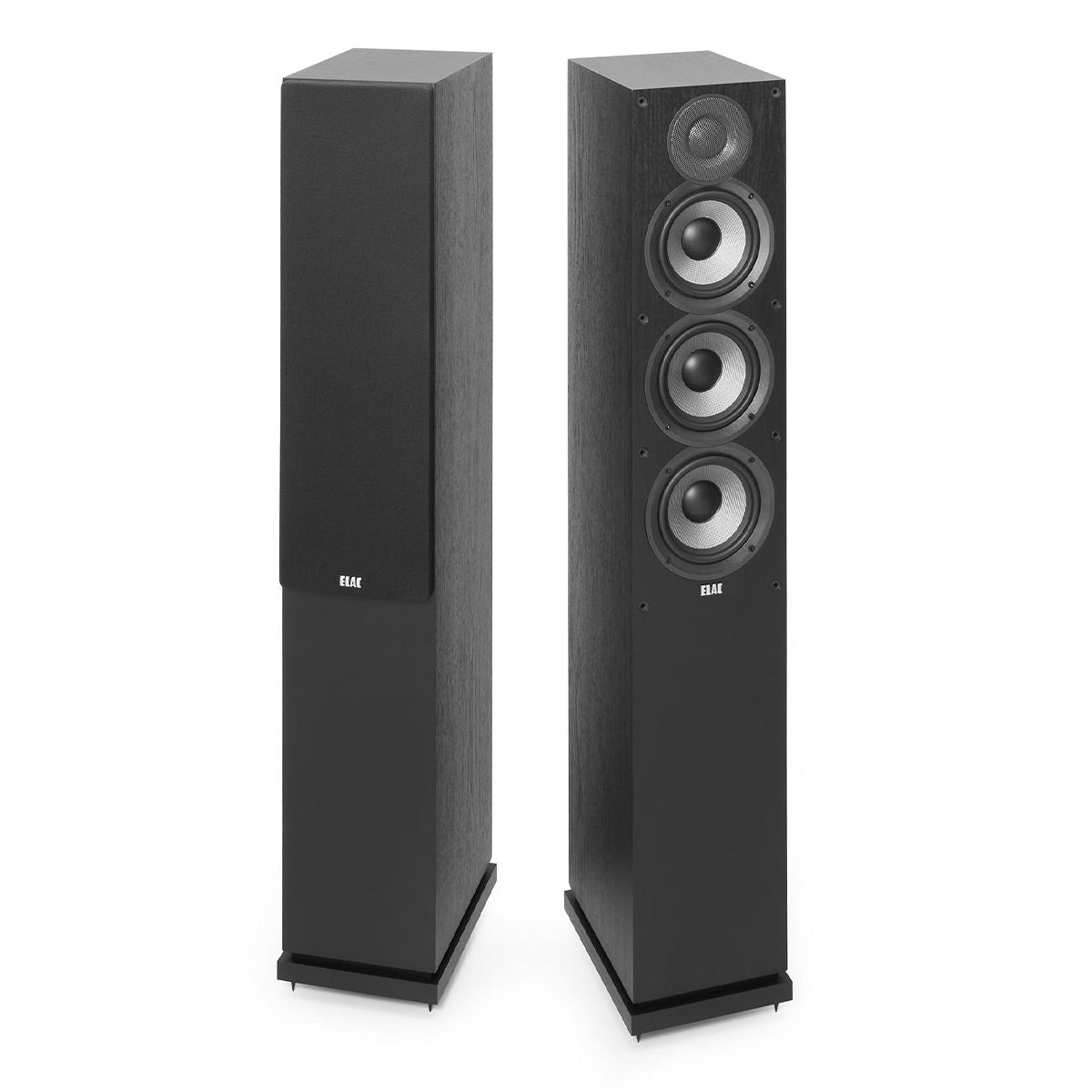 ELAC F5.2 Debut 2.0 Floorstanding Speaker - Pair (Black Ash Vinyl)