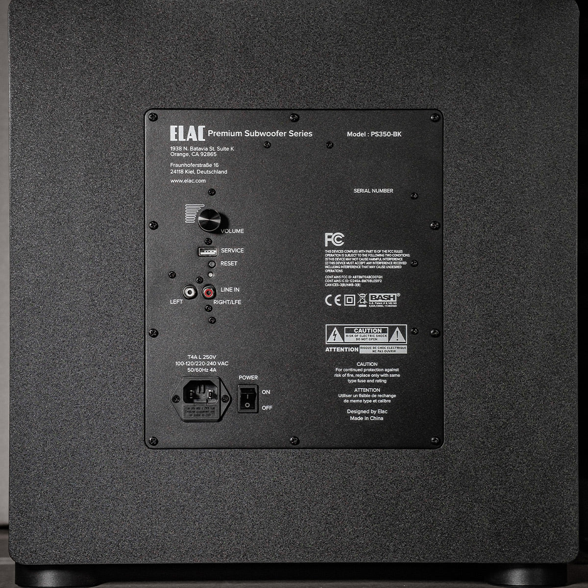 Elac PS350 Varro 12 Inch Smart Subwoofer - Each (Black)