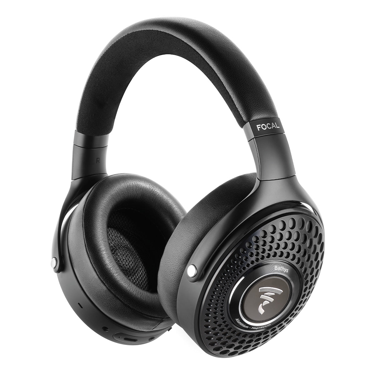 Focal Bathys Over-Ear Hi-Fi Bluetooth Wireless Headphones with Active Noise Cancellation (Deep Black)