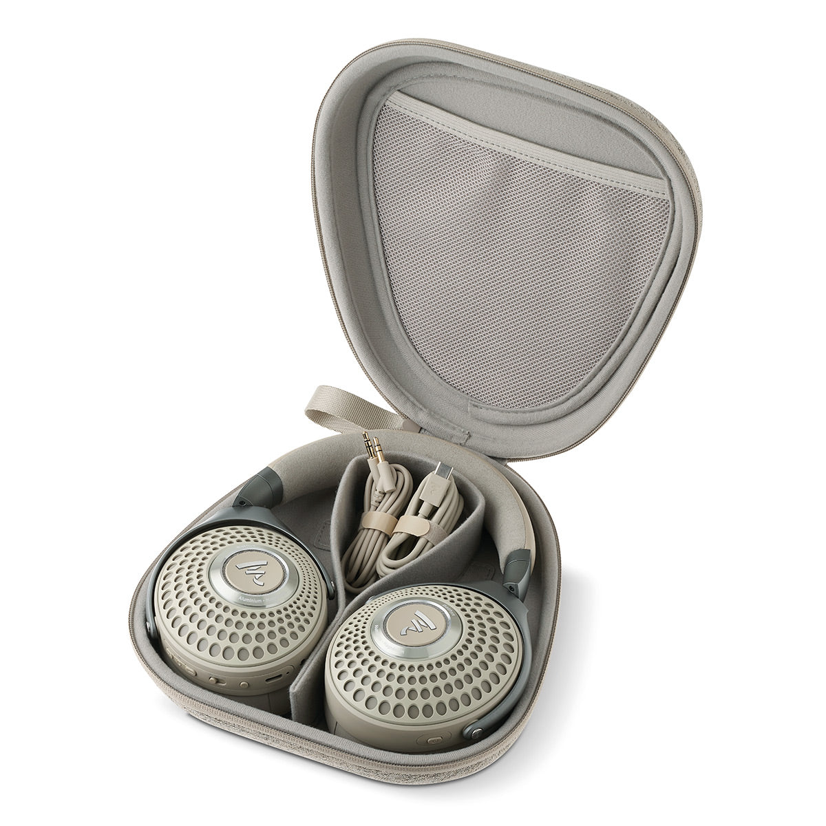 Focal Bathys Over-Ear Hi-Fi Bluetooth Wireless Headphones with Active Noise Cancellation (Dune)