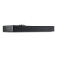Black rectangular soundbar with fabric grille and metallic control dial on top