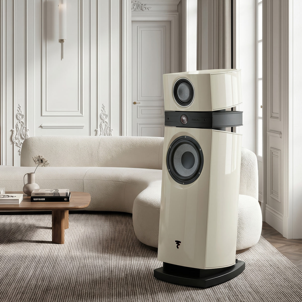 Focal Scala Utopia Evo M 3-Way Floorstanding Speaker - Each (Off White)
