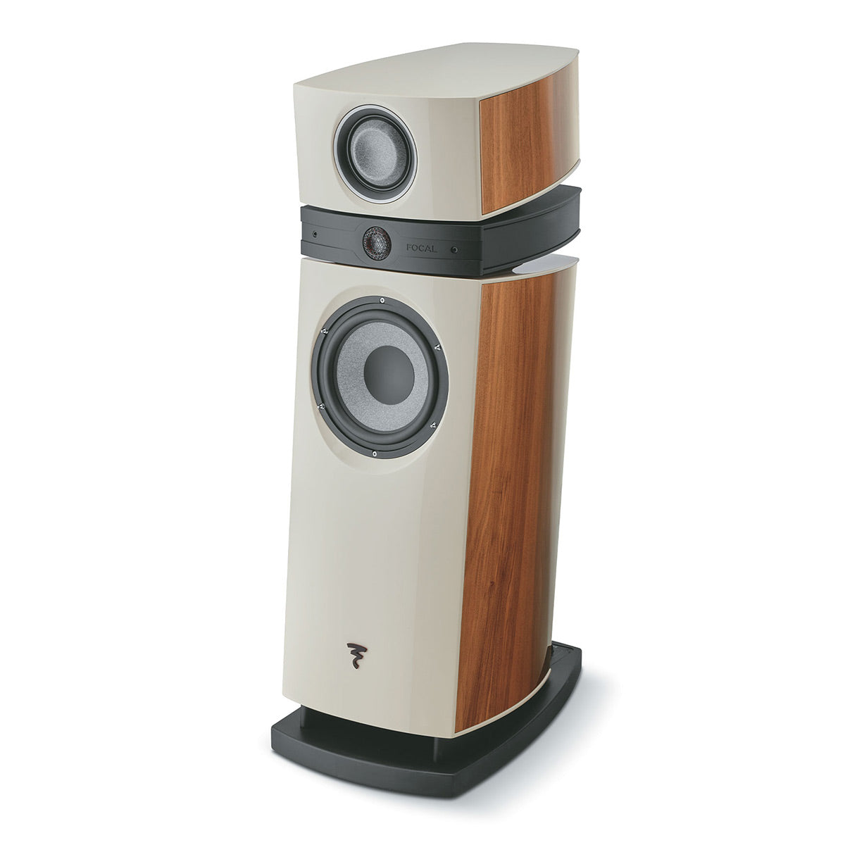 Focal Scala Utopia Evo M 3-Way Floorstanding Speaker - Each (Walnut / Off White)