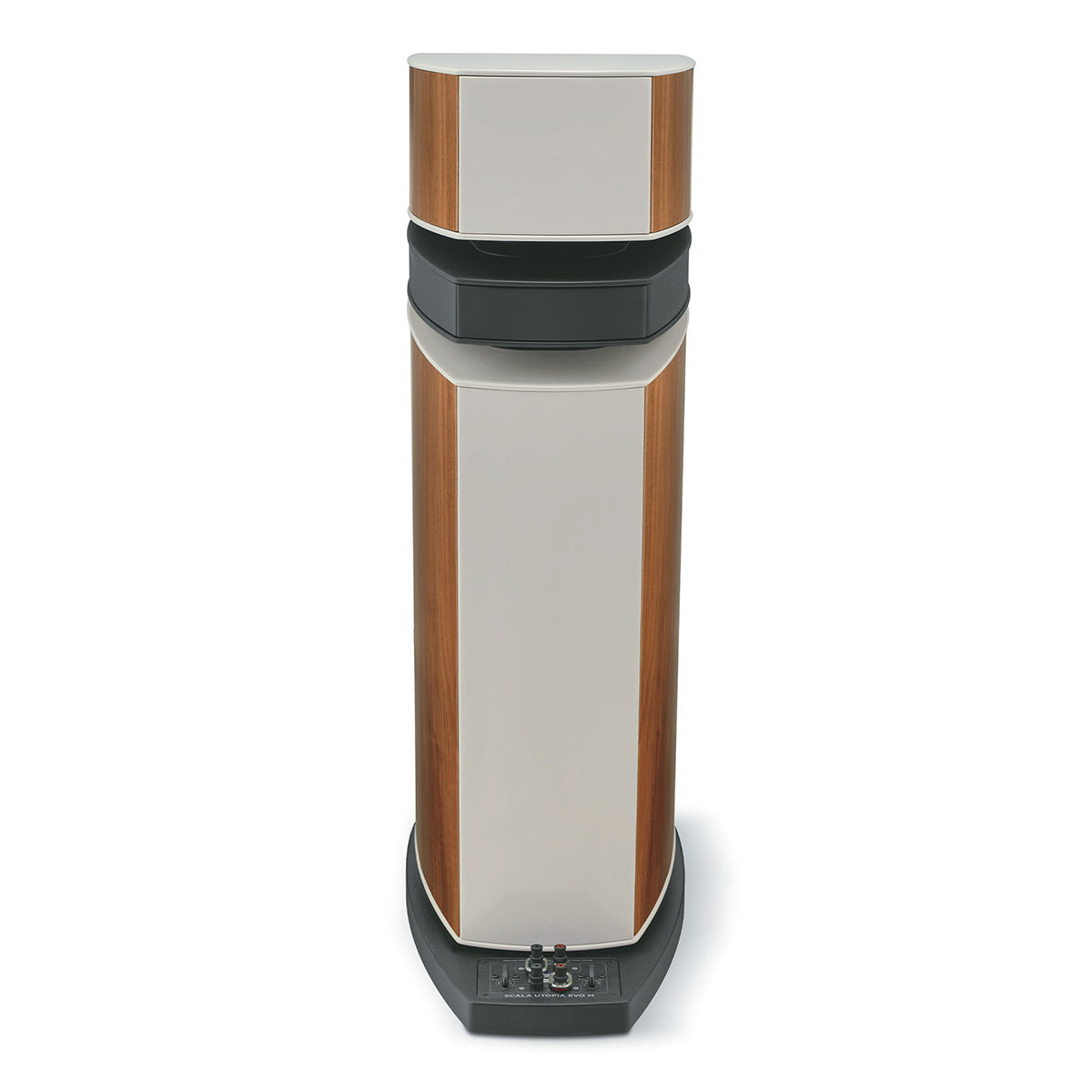 Focal Scala Utopia Evo M 3-Way Floorstanding Speaker - Each (Walnut / Off White)