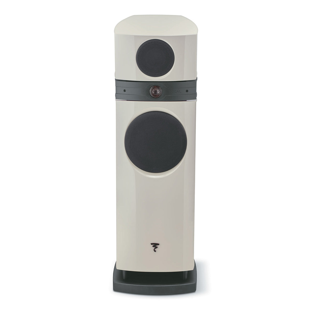 Focal Scala Utopia Evo M 3-Way Floorstanding Speaker - Each (Walnut / Off White)