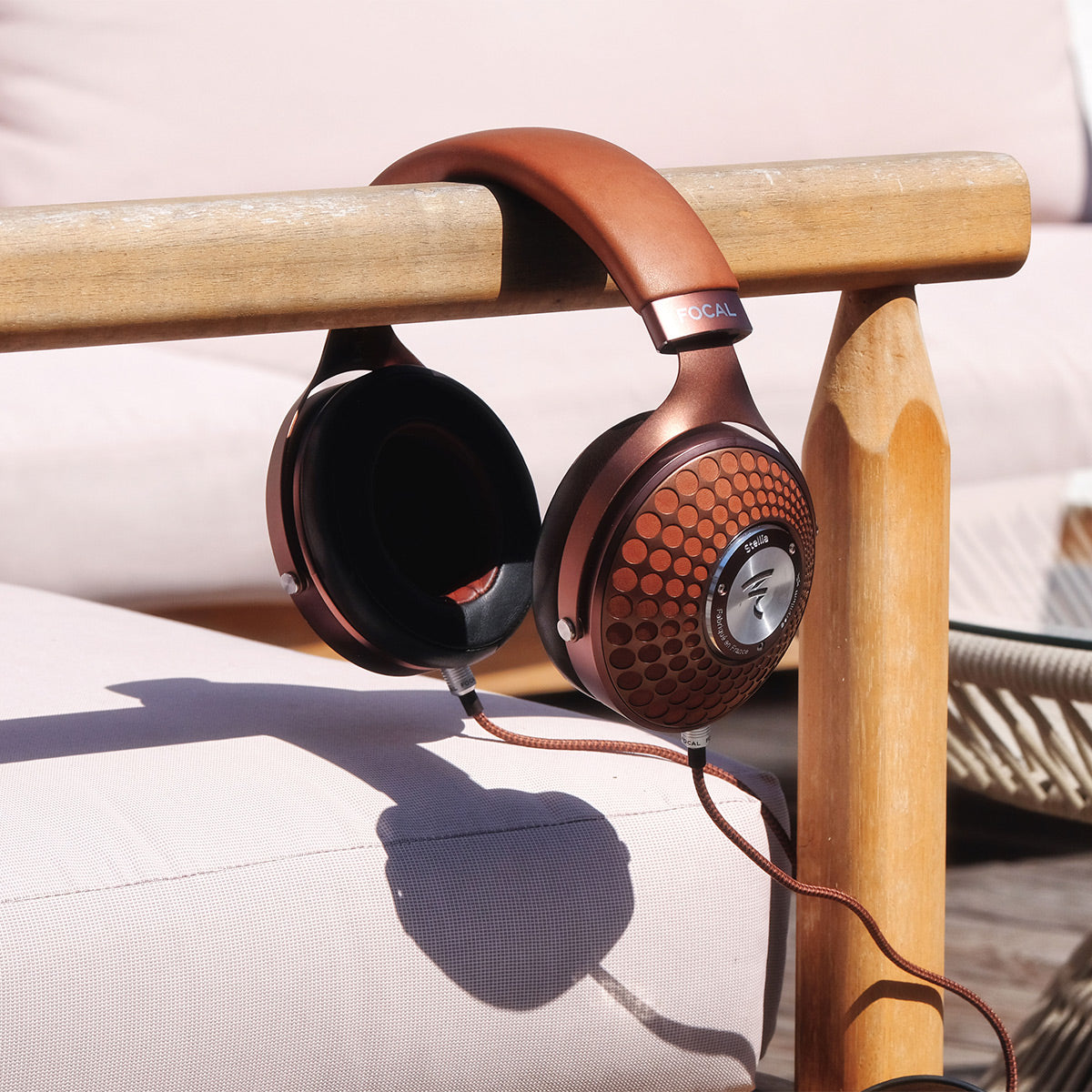 Focal Stellia Closed-Back Circum-Aural Over-Ear Headphones (Cognac