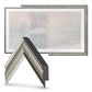 Deco TV Frames 50" Slim Frame for Samsung The Frame TV 2021-2024 (Industrial Nickle)