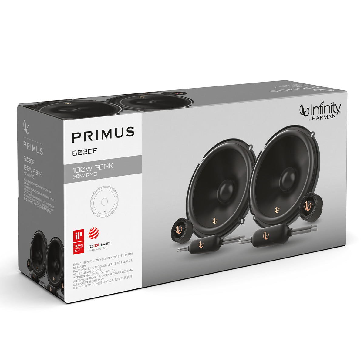 Infinity Primus 603CF 6.5 Inch 2-Way Car Speaker System