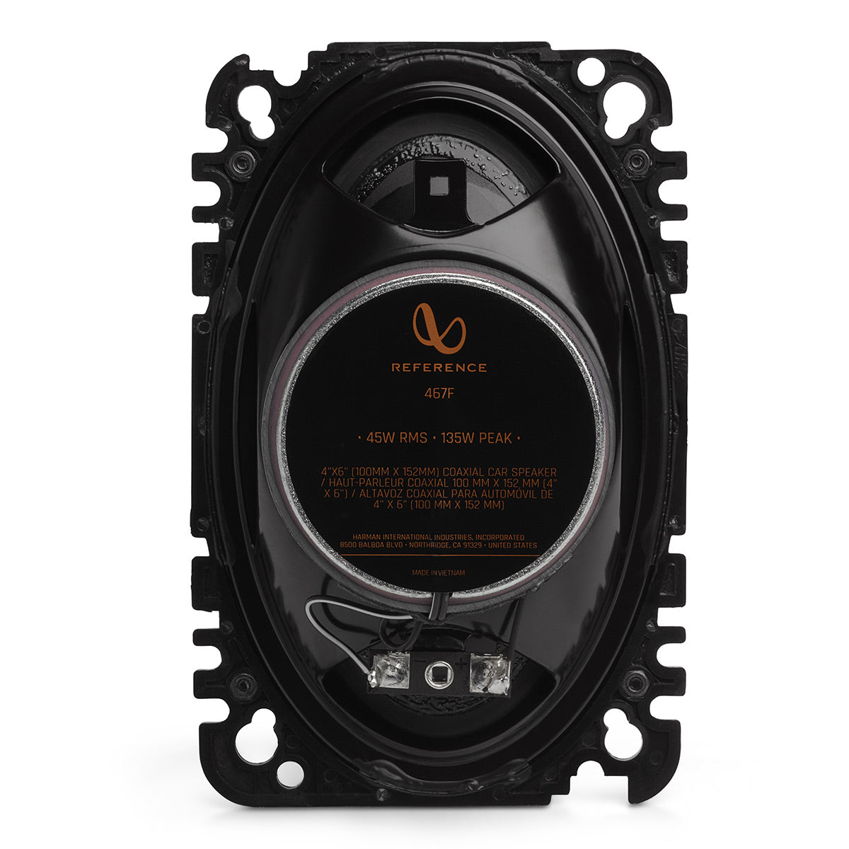 Infinity REF467F 4x6 Inch 2 Way Car Speakers - Pair