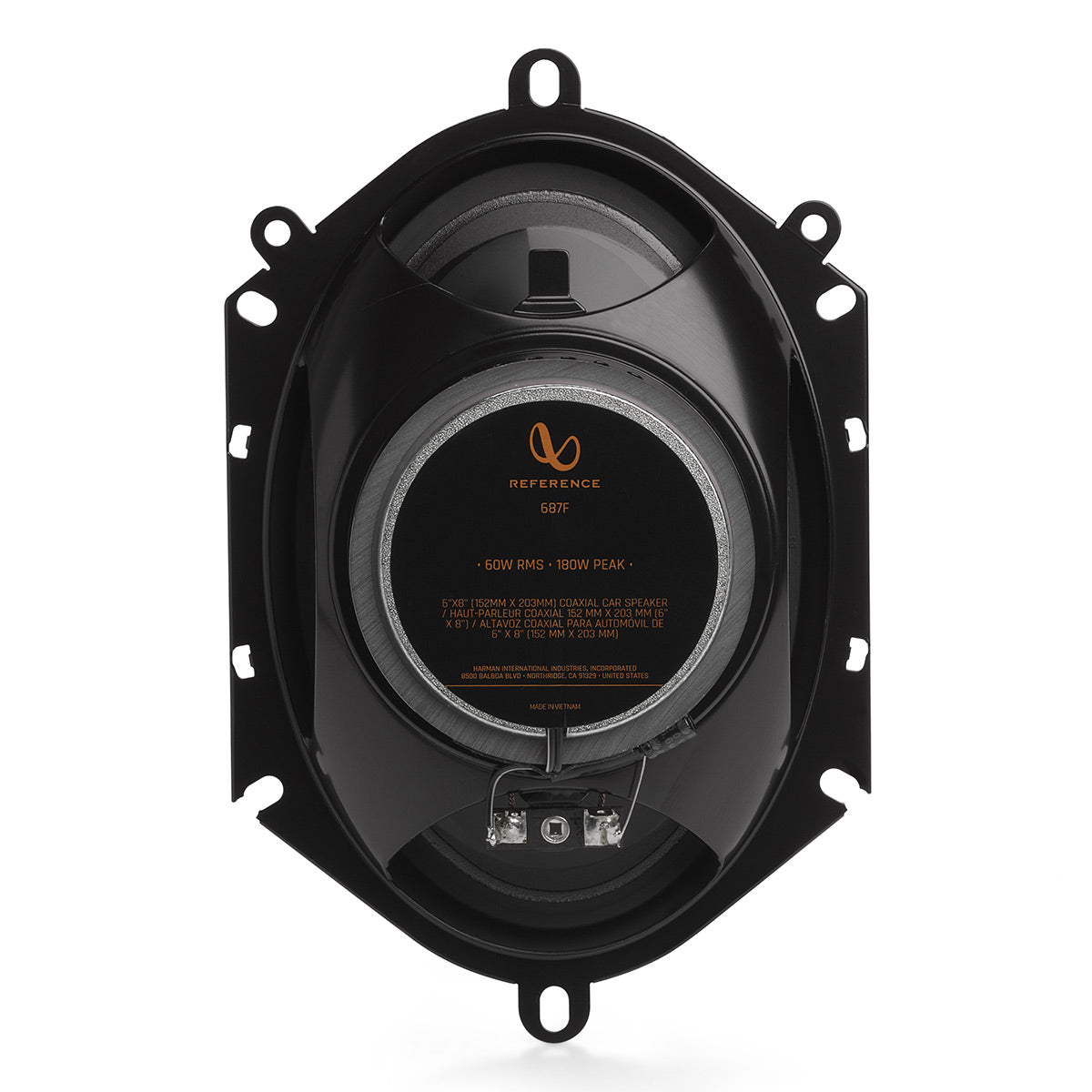 Infinity REF687F 6x8 Inch 2 Way Car Speakers - Pair
