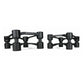 IsoAcoustics Aperta Speaker Isolation Stand - Pair (Black)