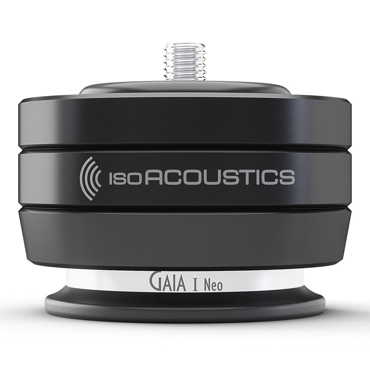 IsoAcoustics GAIA I Neo BK Isolation Feet for Floorstanding Speakers and Subwoofers - 4 Pack (Black)