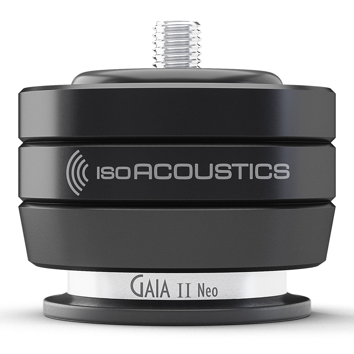 IsoAcoustics GAIA II Neo BK Isolation Feet for Floorstanding Speakers and Subwoofers - 4 Pack (Black)