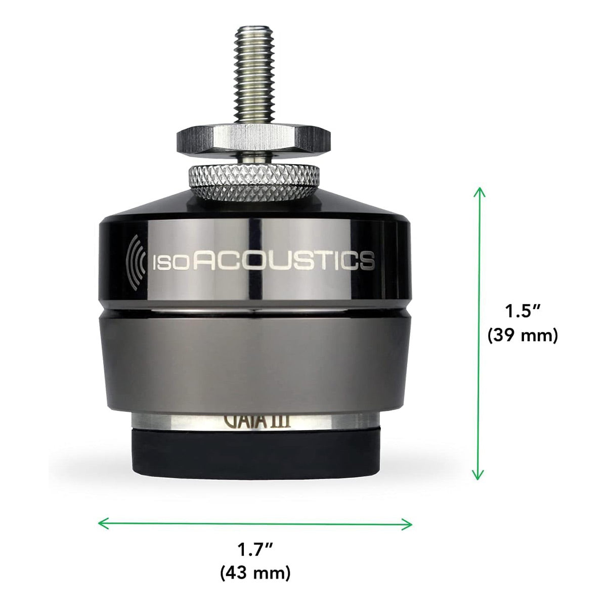 IsoAcoustics GAIA III Isolation Feet for Floorstanding Speakers and Subwoofers (4-pack)